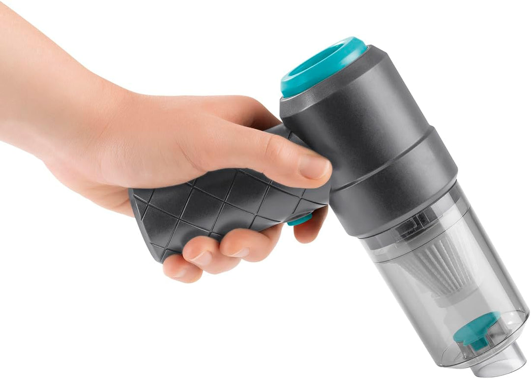 CLEANmaxx Akku-Handstaubsauger im 6-TLG. Set | Kabbelloser & Beutelloser Handsauger | Mit Saug- & Ge