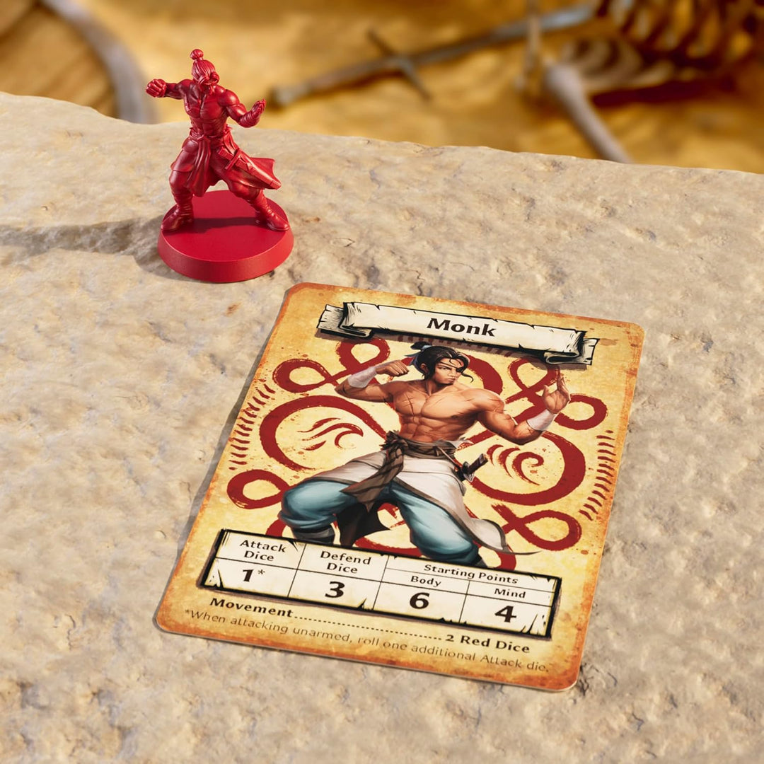 Hasbro Gaming HeroQuest Hero Collection Path of The Wandering Monk Figuren | Enthält 2 detaillierte