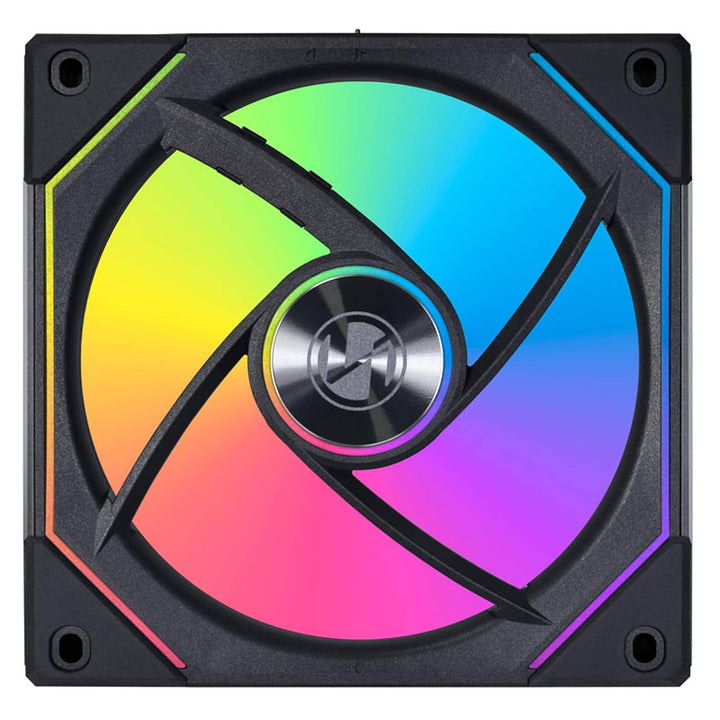 Lian Li UNI FAN SL-INF Reverse Blade ARGB 120mm Dreifach-Lüfter-Pack - Schwarz - Infinity Mirror RGB