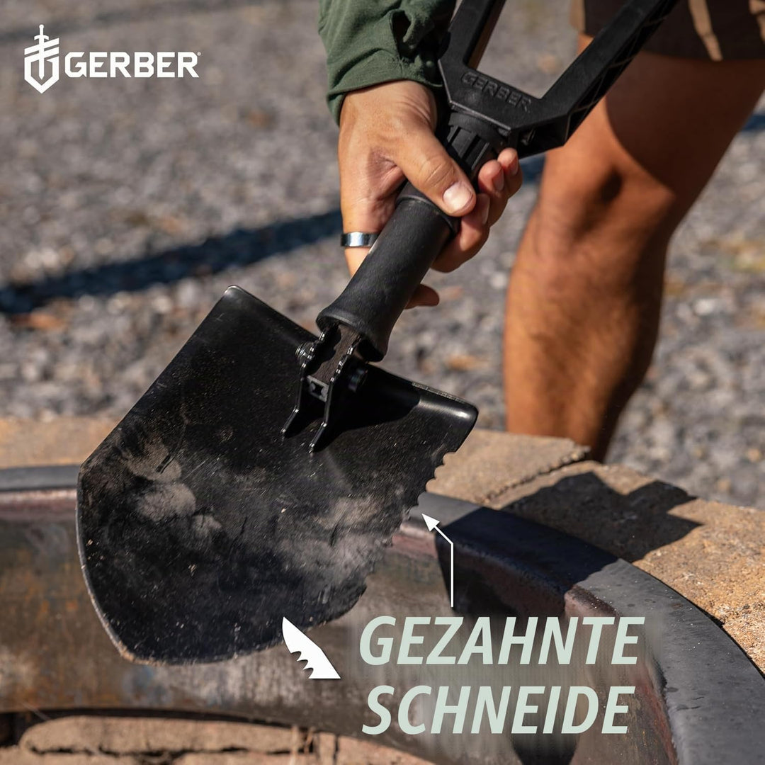 Gerber Uni 1014877 Shovel, schwarz, M, 1014877