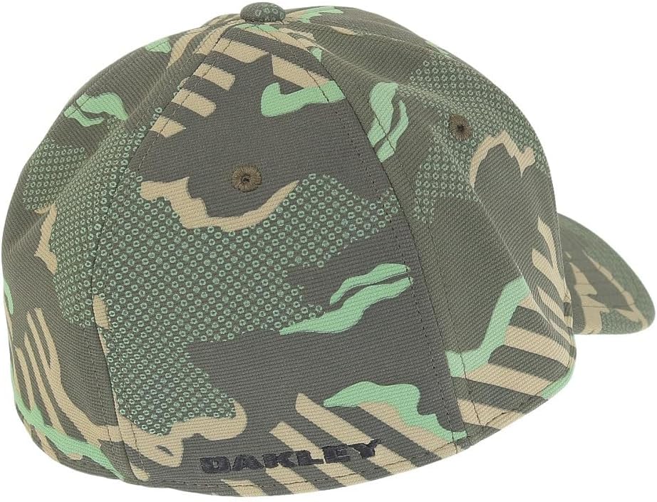Oakley Herren Tincan Cap S Grüne Streifen/Griff-Tarnmuster, S Grüne Streifen/Griff-Tarnmuster