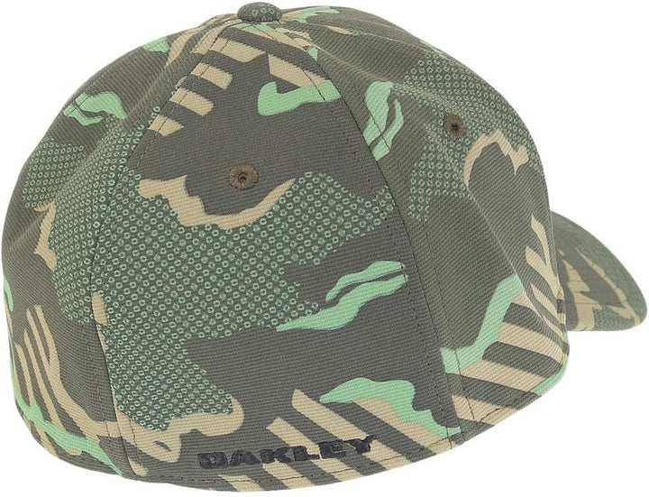 Oakley Herren Tincan Cap S Grüne Streifen/Griff-Tarnmuster, S Grüne Streifen/Griff-Tarnmuster