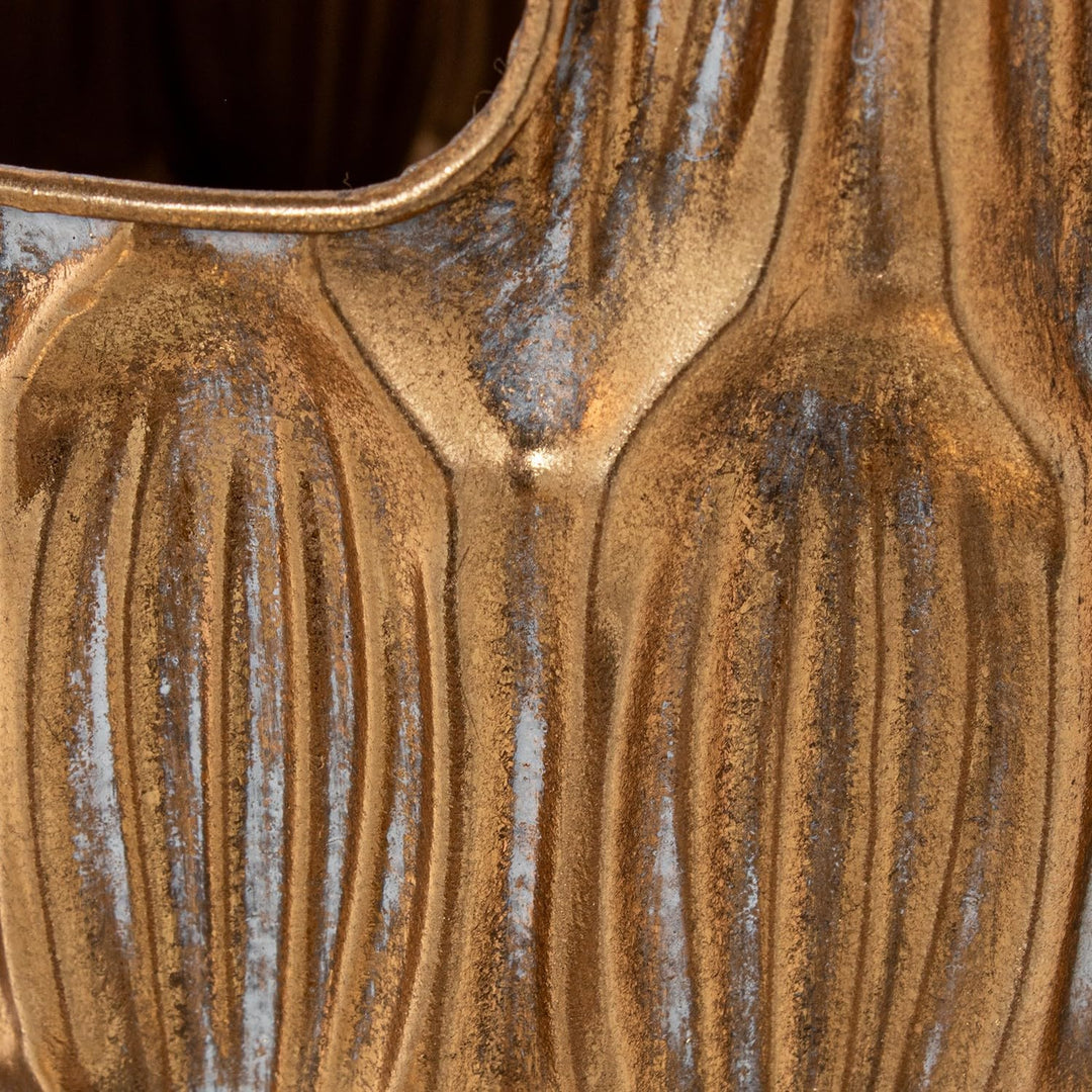 DRW Schirmständer, Gold, 20x45cm