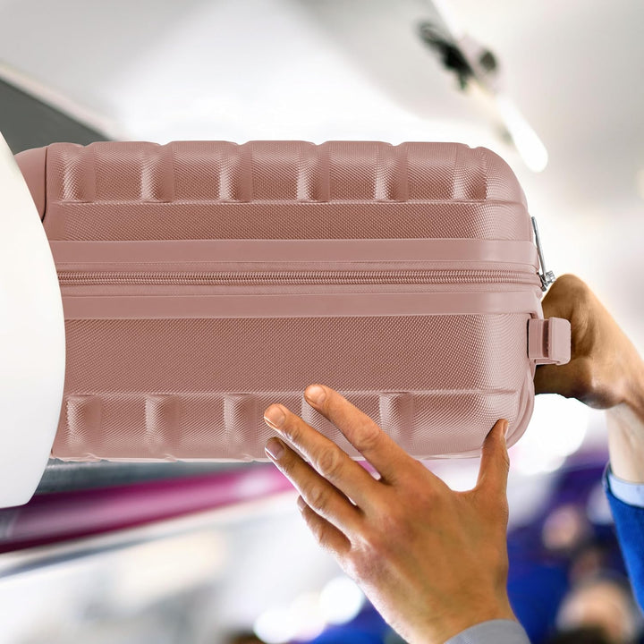 Flight Knight Leichte 4-Rad-abs-hartschalenkoffer Handgepack, Zugelassen Fur Uber 100 Fluggesellscha