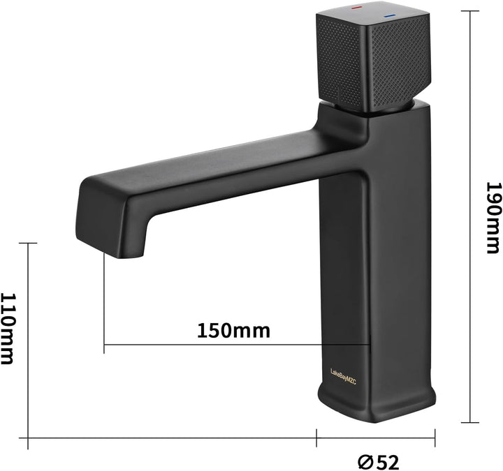 Wasserhahn Bad,Wasserfall Waschtischarmatur Bad für Waschbecken,Einhebelmischbatterie Waschbecken mi