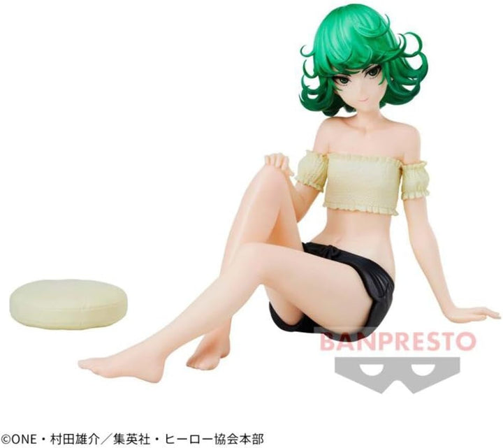 BANPRESTO, Tornado One Punch Man, Relax Time 10 cm, Mehrfarbig BP88145