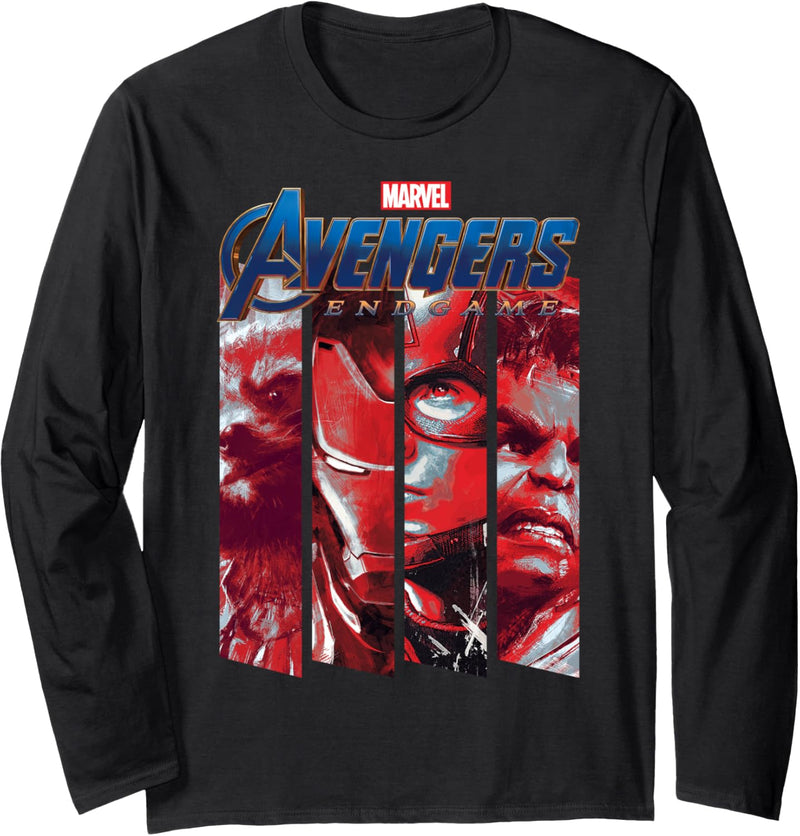 Marvel Avengers: Endgame Character Panels Langarmshirt