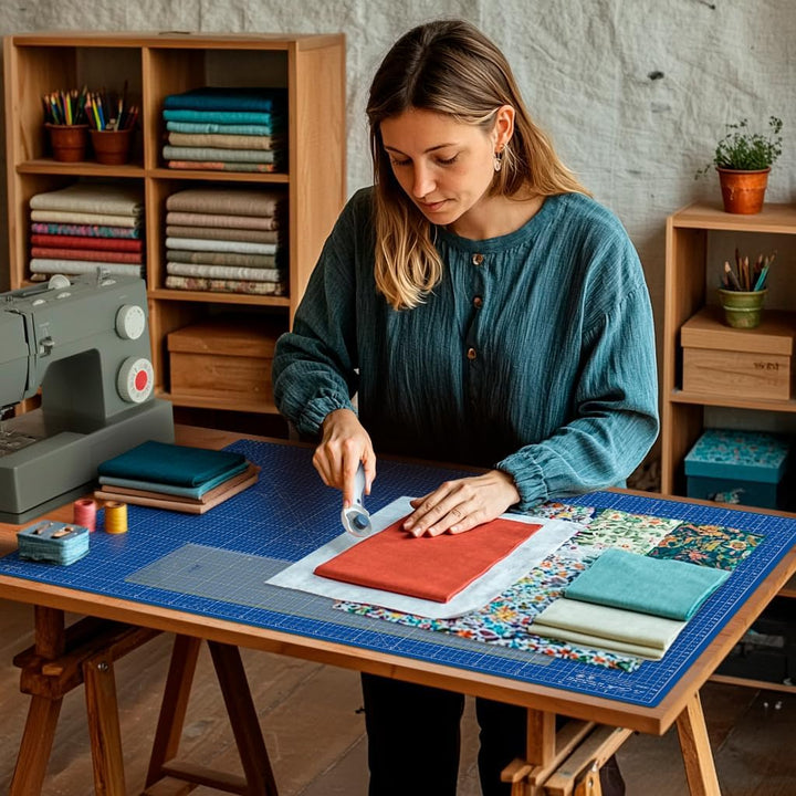 La Canilla Schneidematte A2 Selbstheilend (60x45 cm - 24x18") Cutting Mat Schneideunterlage für Bast