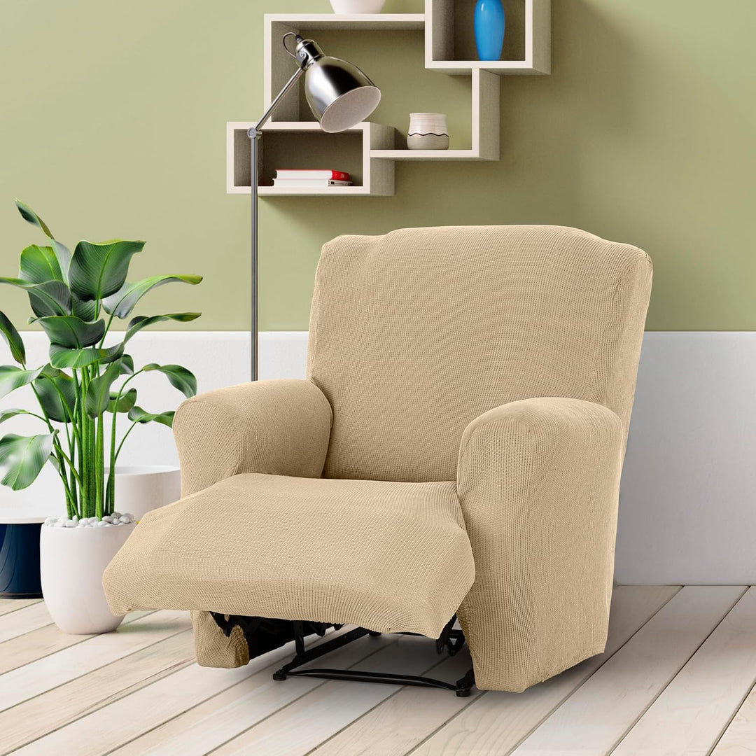 Eysa Elastischer Bezug für Relaxfüsse, textur, Beige (Farbe 01), 60-90 cm, Beige (Farbe 01)