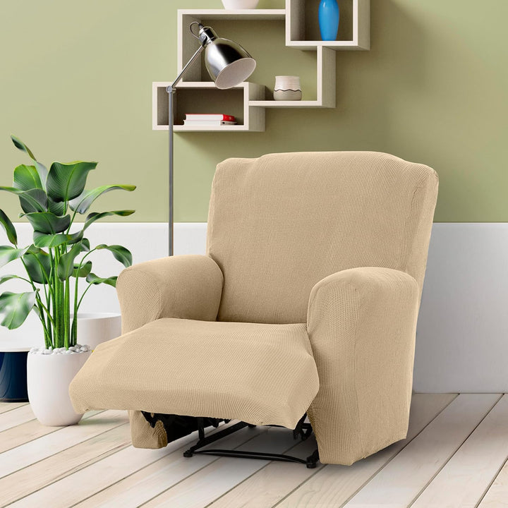 Eysa Elastischer Bezug für Relaxfüsse, textur, Beige (Farbe 01), 60-90 cm, Beige (Farbe 01)