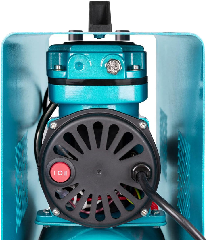 AMUR Airbrush Kompressor Duo-Power - Das Airbrush-Kit mit Doppel/Zweizylinder mit Schutzgehäuse für