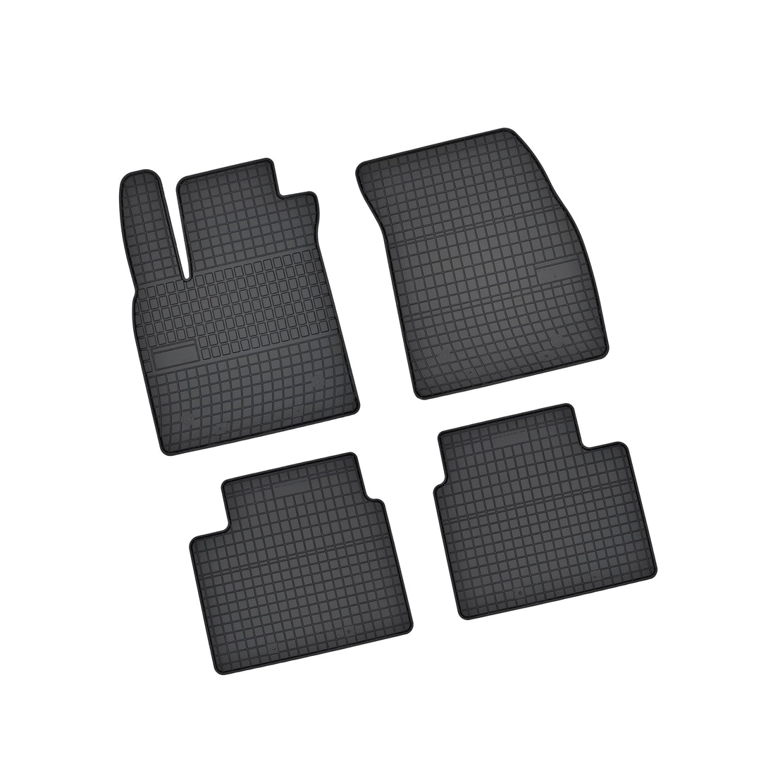 Bär-AfC FO62069 Gummimatten Auto Fussmatten Schwarz, Erhöhter Rand, Set 4-teilig, Passgenau für Ford