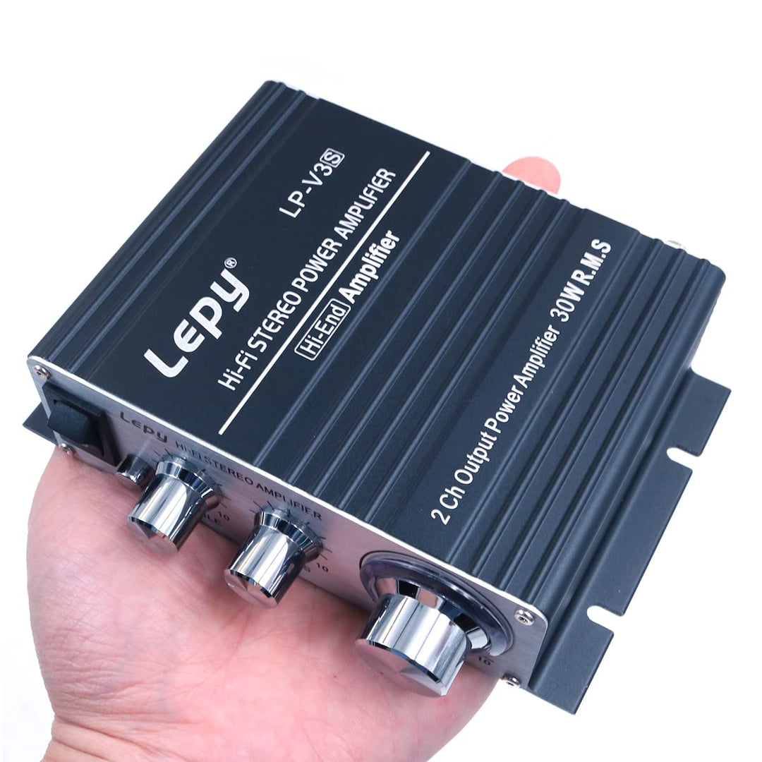 LP-V3S Stereo-Leistungsverstärker 2 Ch 25 W Lautsprecher 3,5 mm Audio MP3 Eingang 3,5 mm Netzteil 3