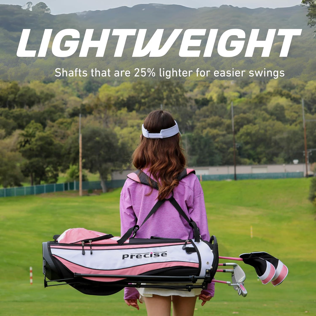 PreciseGolf Co. Precise X7 Junior Complete Golf Club Set for Children Kids - 3 Age Groups Boys & Gir