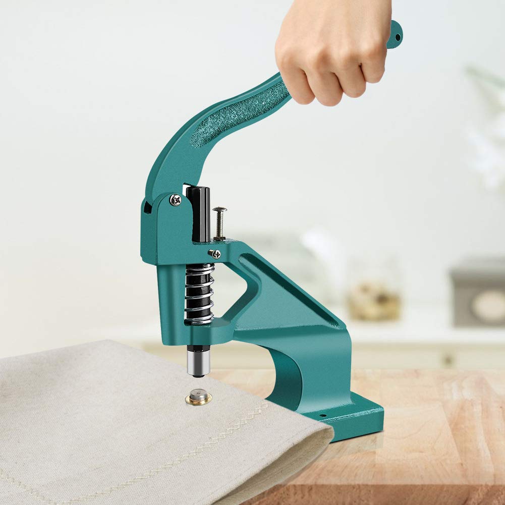 ösenzange für stoffe mit 3 Stanzformen und 900 Ösen, 6/10/12 mm Mehrzweck ösenpresse Set Nietmuttern