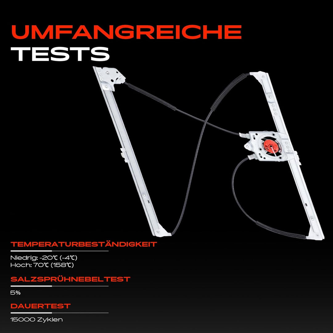 Frankberg Elektrisch Fensterheber Ohne Motor 5-Türer Vorne Links Kompatibel mit Laguna II BG0/1 Gran