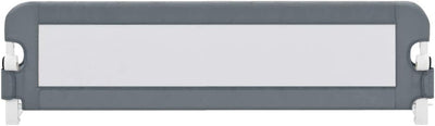 homiuse Kleinkind-Bettschutzgitter Grau 150x42 cm Bettumrandung Babybett Bettgitter Rausfallschutz B