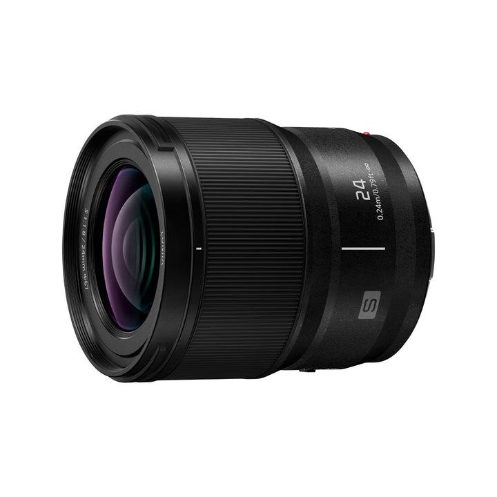 Panasonic S-S24E LUMIX S Objektiv (24mm Weitwinkel, Festbrennweite, L-Mount, F1.8, Filtergrösse 67mm