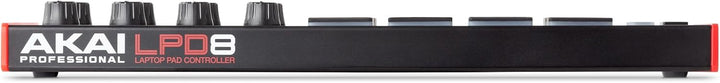 AKAI Professional LPD8 – USB MIDI Controller mit 8 responsiven MPC Drum Pads für Mac und PC, 8 zuwei