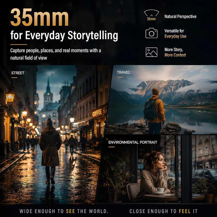 VILTROX 35mm F1.8 EVO Full Frame Kamera objektiv APO-Design mit Sony E Mount Camera Lenses mit Gross