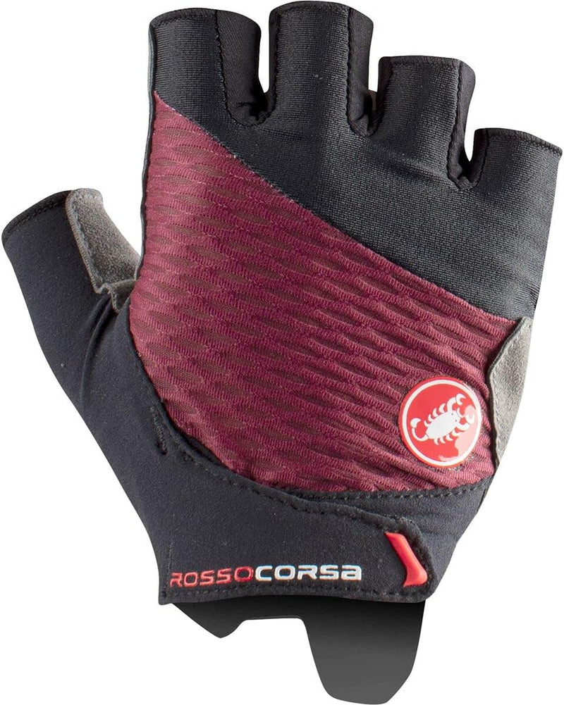 CASTELLI Damen Rosso Corsa 2 W Glove S Schwarz, S Schwarz