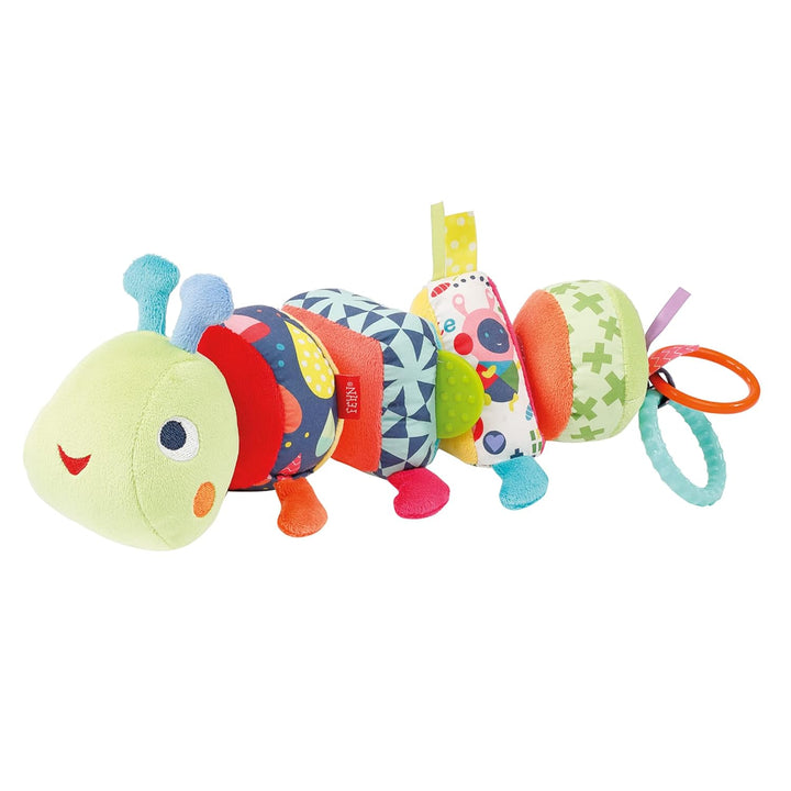 Fehn 055399 Activity-Puzzle-Raupe Color Friends – Motorikspielzeug zum Greifen & Bright Starts, Obal