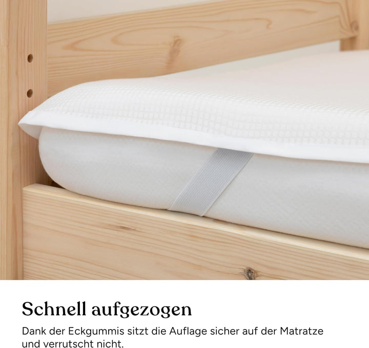 Ehrenkind® Matratzenauflage 90x200 cm, kühlend mit Outlast® &amp; Tencel™