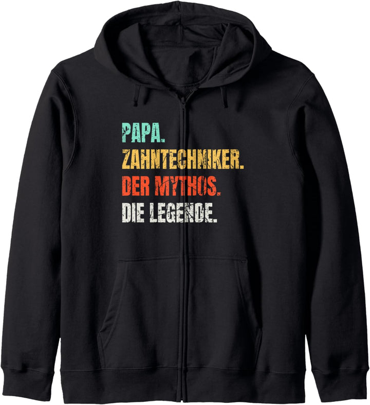 Papa Zahntechniker Der Mythos Die Legende Vintage Kapuzenjacke