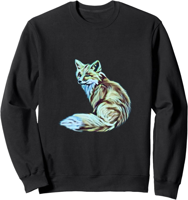 Fuchs Motiv schlauer Fuchs Tiere Wald schlaue Füchse Design Sweatshirt