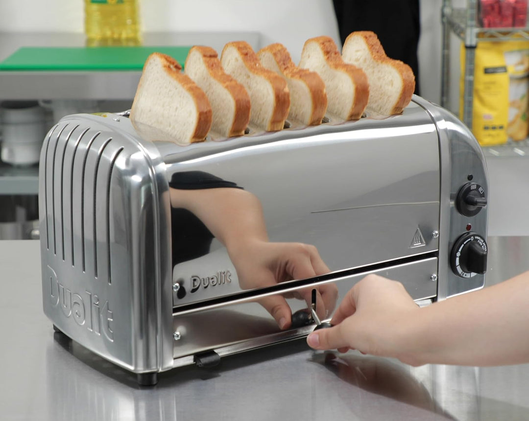 DUALIT Vario Toaster - 6 Scheiben Toaster poliert
