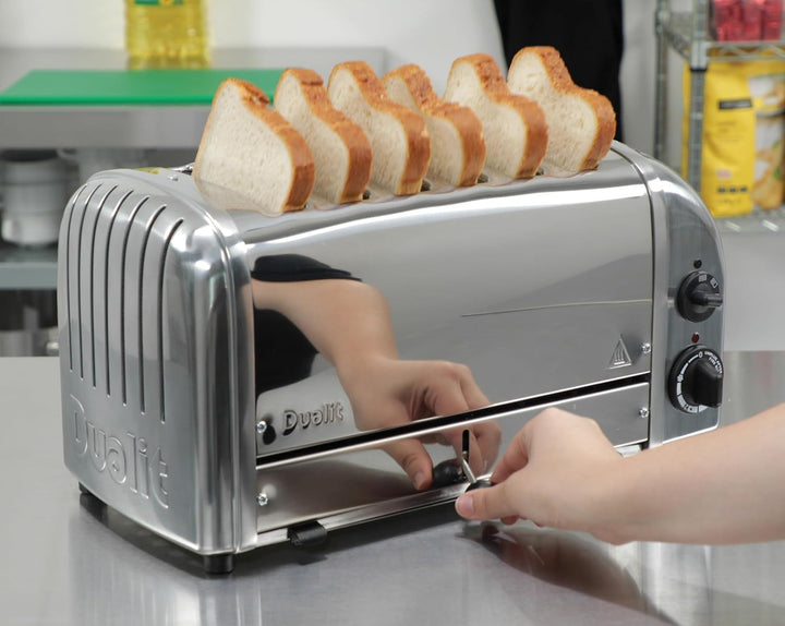 DUALIT Vario Toaster - 6 Scheiben Toaster poliert