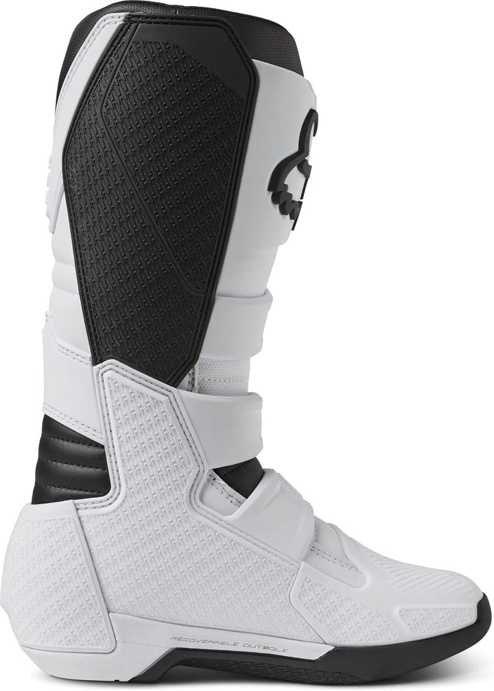 Fox Racing Herren Comp BootStiefel 46 EU Weiss Opulenter Garten, 46 EU Weiss Opulenter Garten