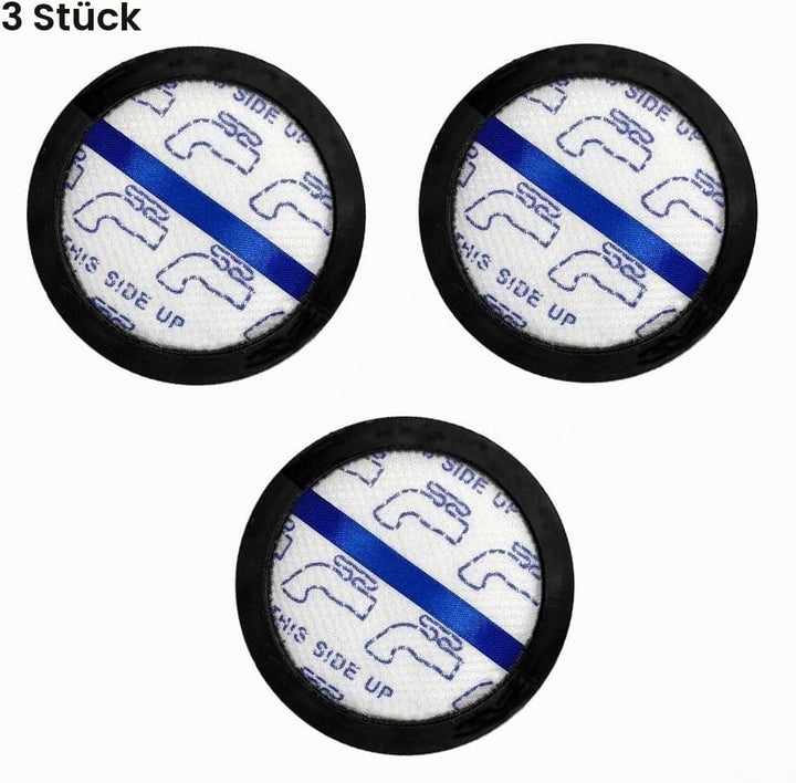 Akku-Staubsaugerfilter für EUREKA, Ersatzteil-Zubehörfilter (3 Stück) 3er-Pack, 3er-Pack