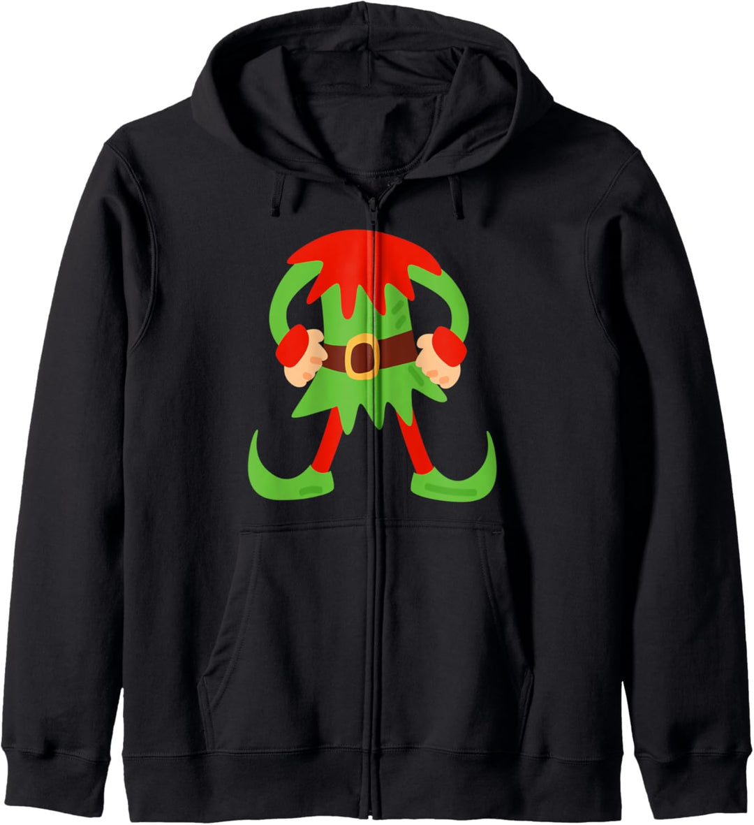Weihnachtsoutfit Geschenk Weihnachtswichtel Ich bin ein Elf Kapuzenjacke