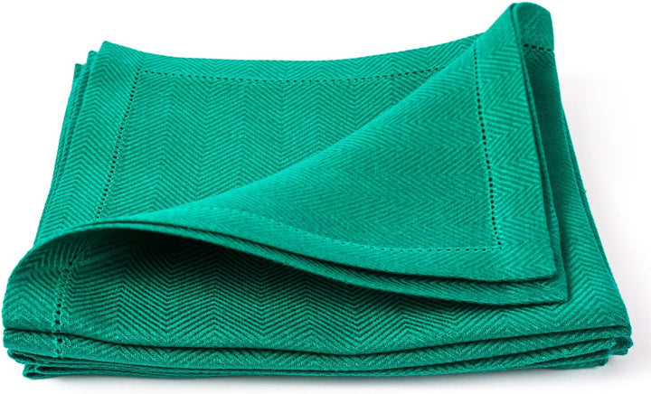 LinenMe Emilia X4 Servietten, 50,8 x 50,8 cm Bosh grün
