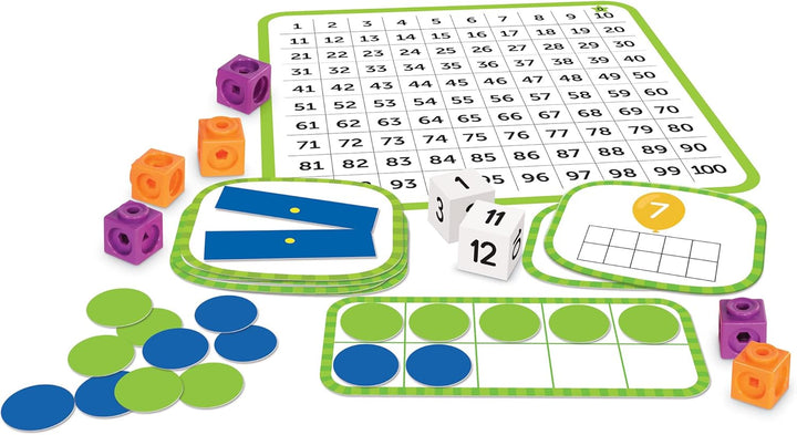 Learning Resources Skill Builders! Mathe-Aktivitätsset, Lernspielzeug für Mädchen und Jungen im Alte