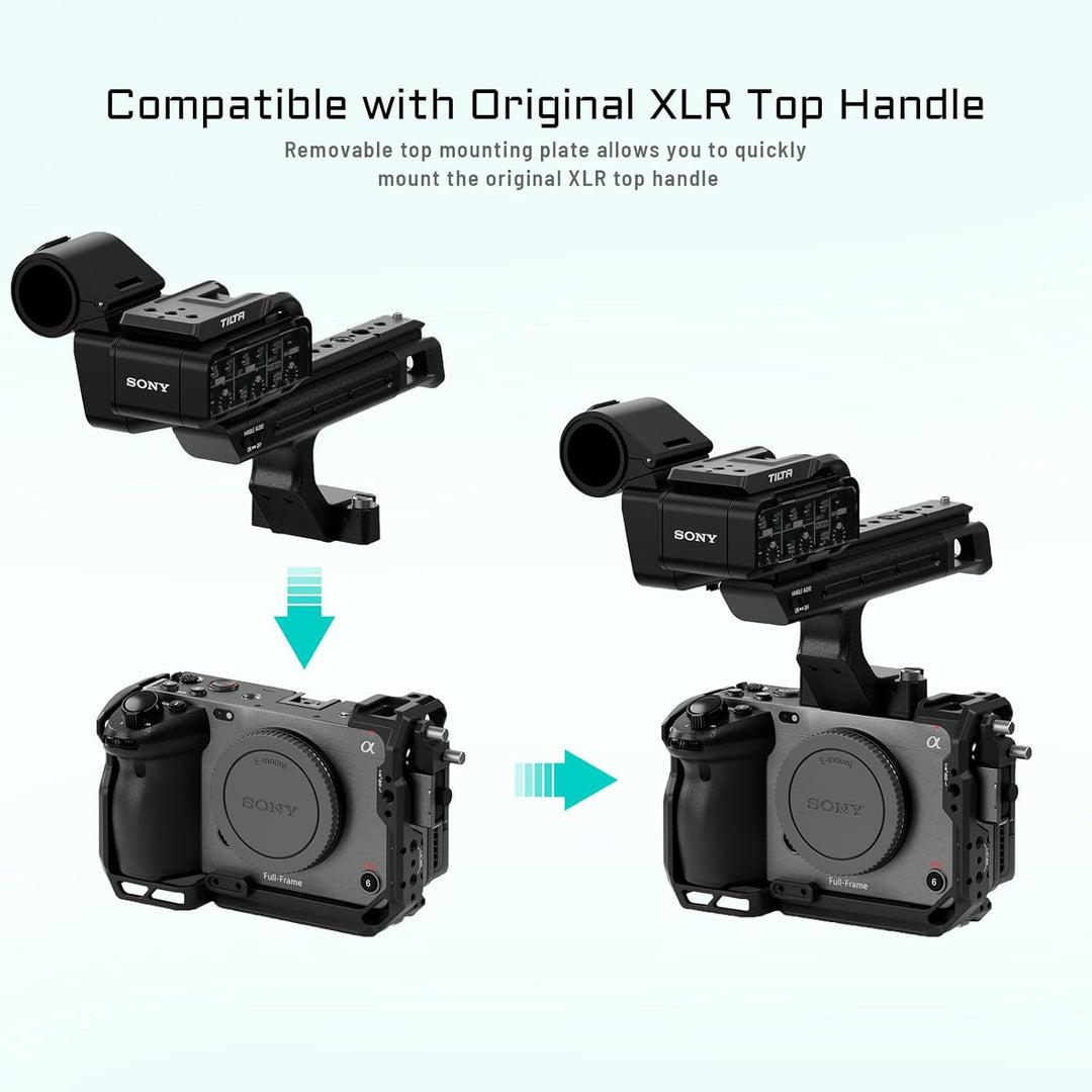 Tilta FX3 FX30 Cage, komplettes Kameragehäuse kompatibel mit Sony FX3/FX30 Basic Kit mit HDMI Kabelk