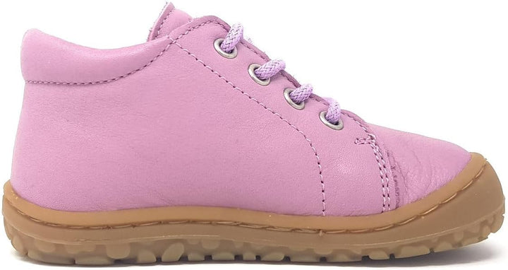 Lurchi Nani Barefoot Lauflernschuh Mädchen Schnürer Rosa Freizeit 21 EU Plum, 21 EU Plum