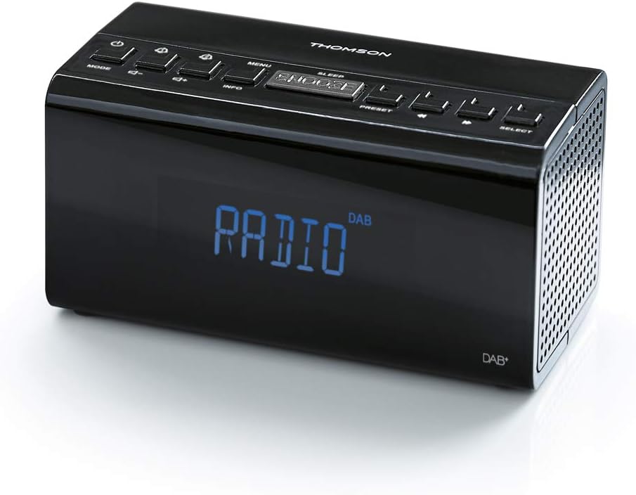 Dab + FM Radiowecker (Cr50dab) LCD-Display, Sleep-, Snooze- und Nap-Funktionen.