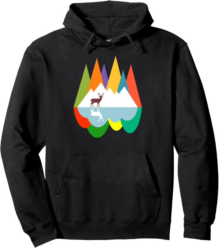 Camping Outdoor Nature Mountains Lover. Road Trip. Vacation Pullover Hoodie