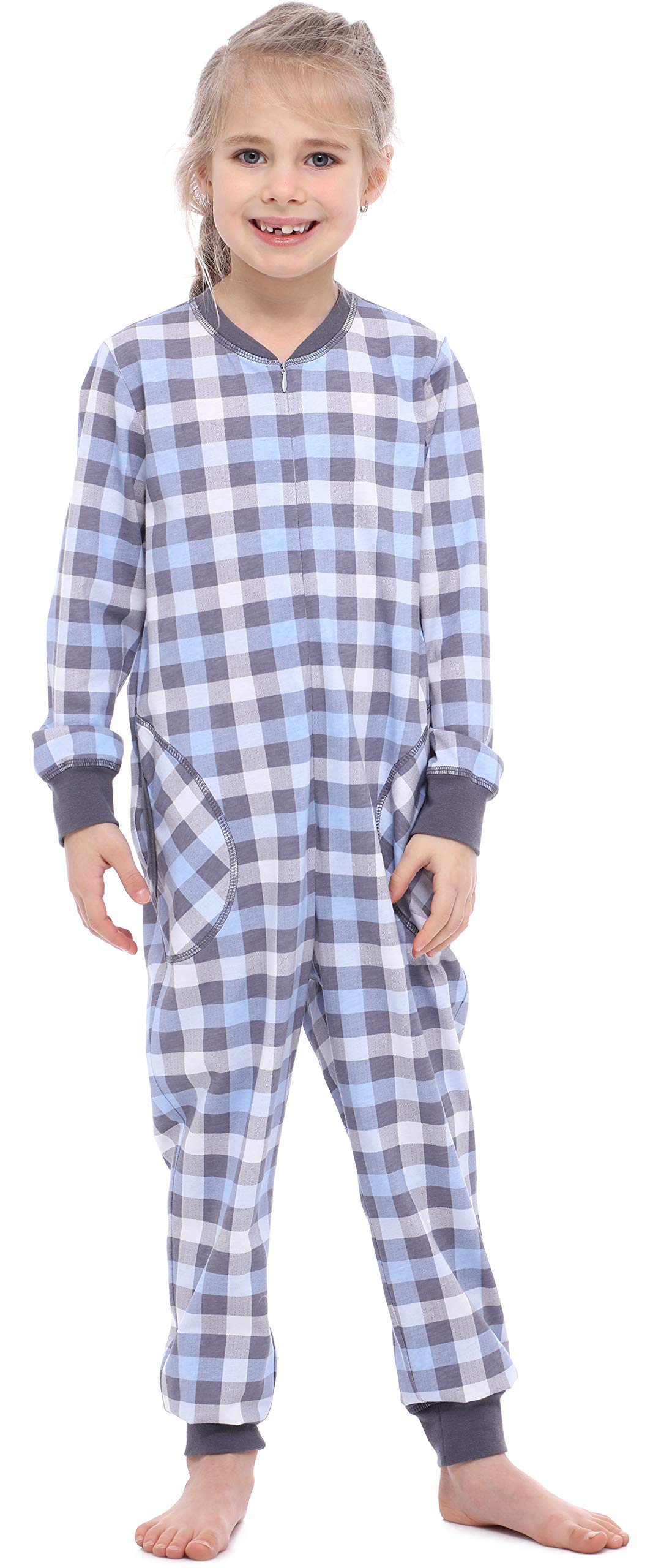 Merry Style Mädchen Schlafoverall Jumpsuit Mädchen Bequeme und warme Schlafanzug Kinder MS10-186 110