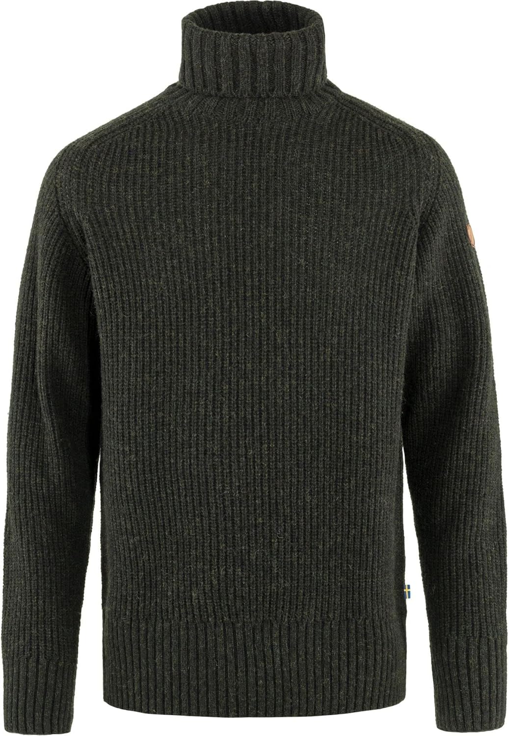 Fjällräven Herren Övik Roller Neck Sweater M Sweatshirt (1er Pack) L Dunkles Olivgrün, L Dunkles Oli