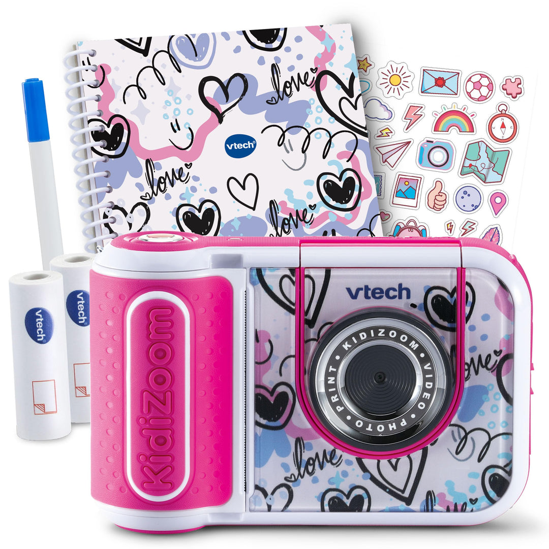 KidiZoom Print Cam Scrapbook Bundle pink - Kreative Kamera, die Bilder direkt ausdrucken kann - Inkl