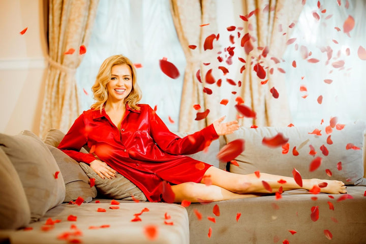 Kalimo Damen Carey Nightgown S Burgunderfarben, S Burgunderfarben