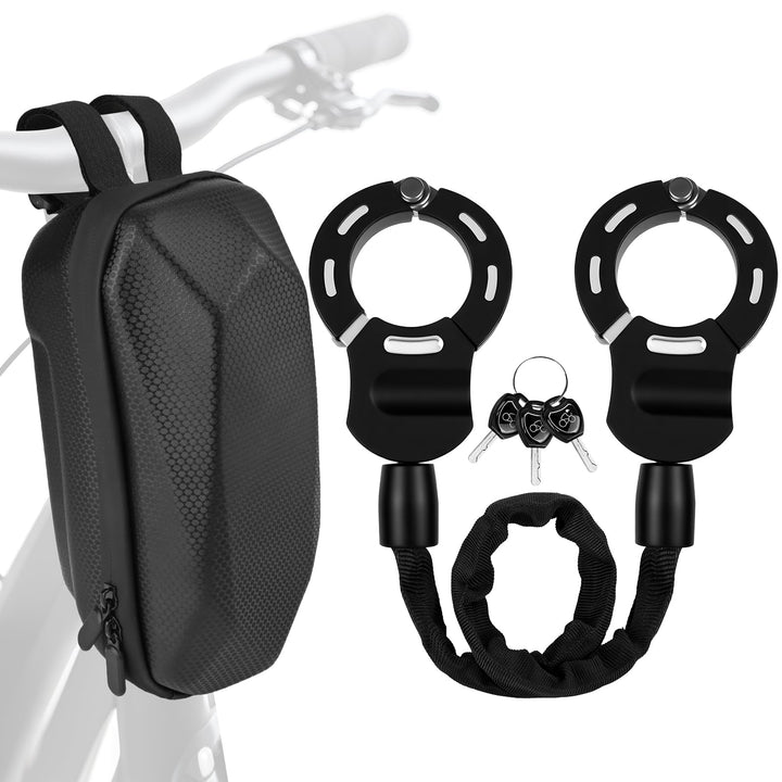 Dreamhigh® Serratura per Monopattino, Chiusura A Mano per Scooter E, Spessore 6 mm, per Scooter, Bic