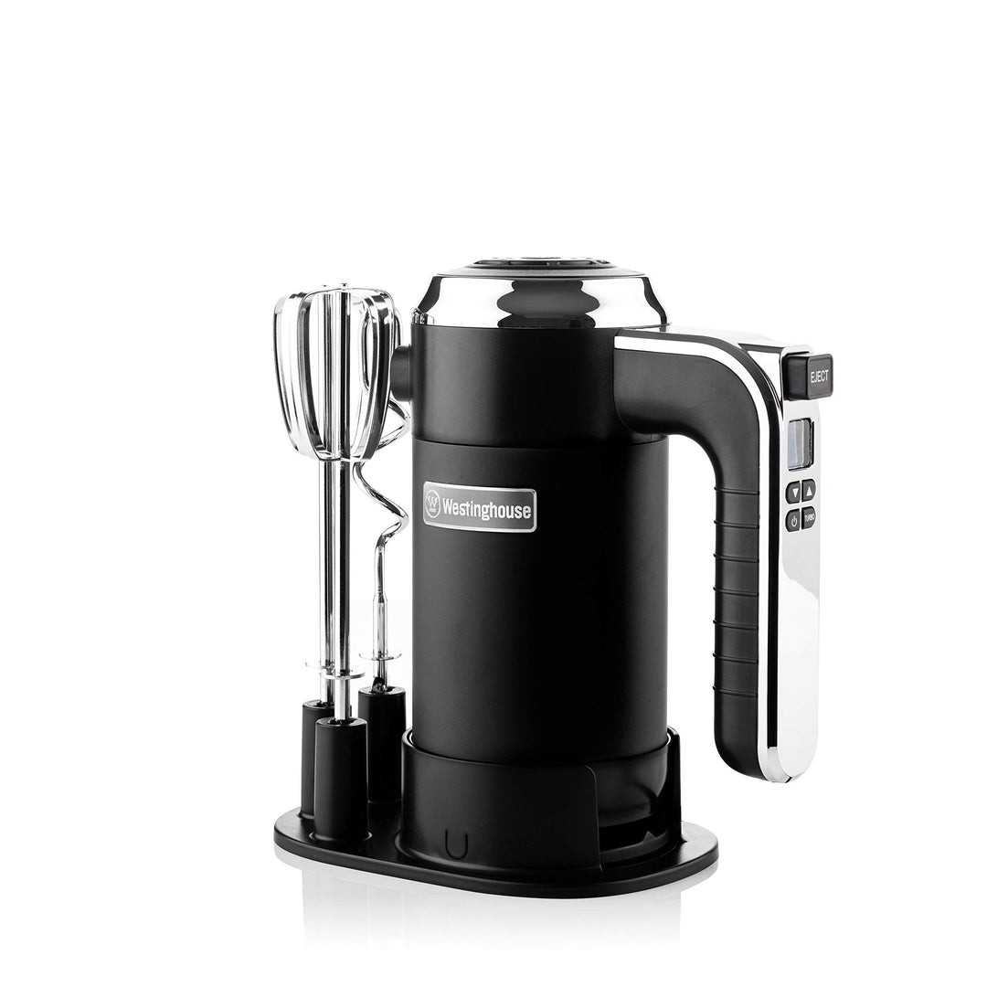 Westinghouse Retro Handmixer, 5 Geschwindigkeitsstufen + Turbofunktion, 2 Rührbesen, 2 Knethaken, LC