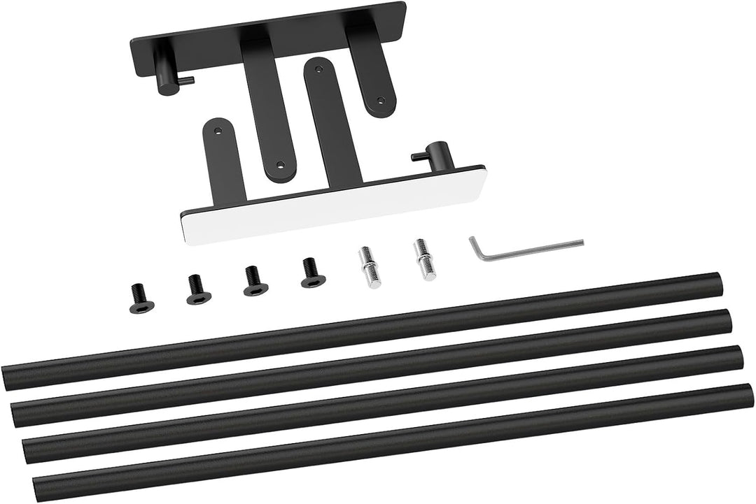 Handtuchhalter Ohne Bohren Schwarz, BETHOM 80cm Badezimmer Handtuchhalter Wandmontage, Selbstklebend