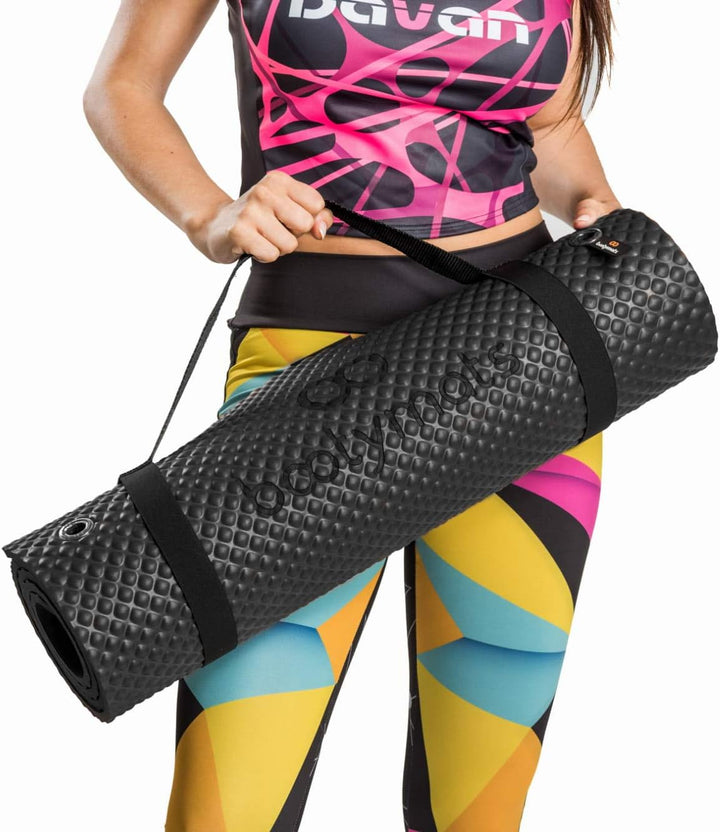 Bootymats Pilates Grosse Matte, Komfort und Komfort für Pilates-Übungen, Masse: 180 x 60 cm, Dicke: