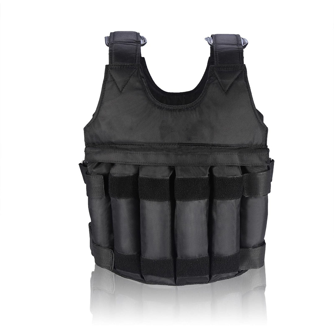 50KG Max Loading Gewichtsweste Einstellbare Krafttraining Jacke Fitness Abnehmen Weste（Leere Schutzw