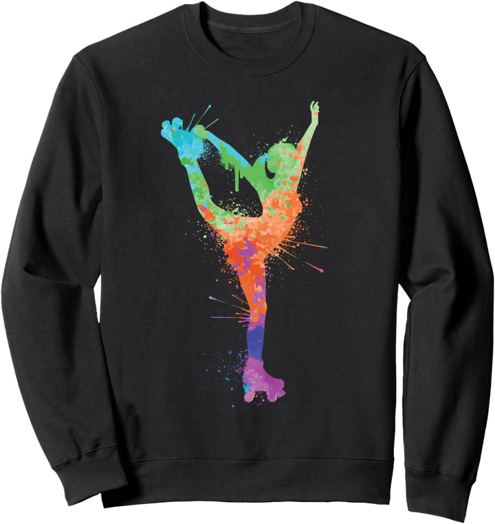 Rollschuh Kinder Roller Skating Mädchen Rollschuhe Damen Sweatshirt